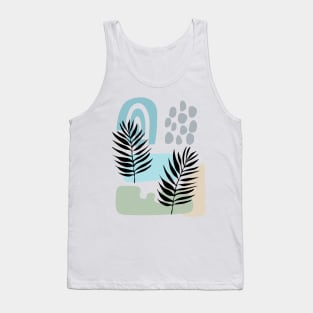 Tropical Abstract Design Tank Top